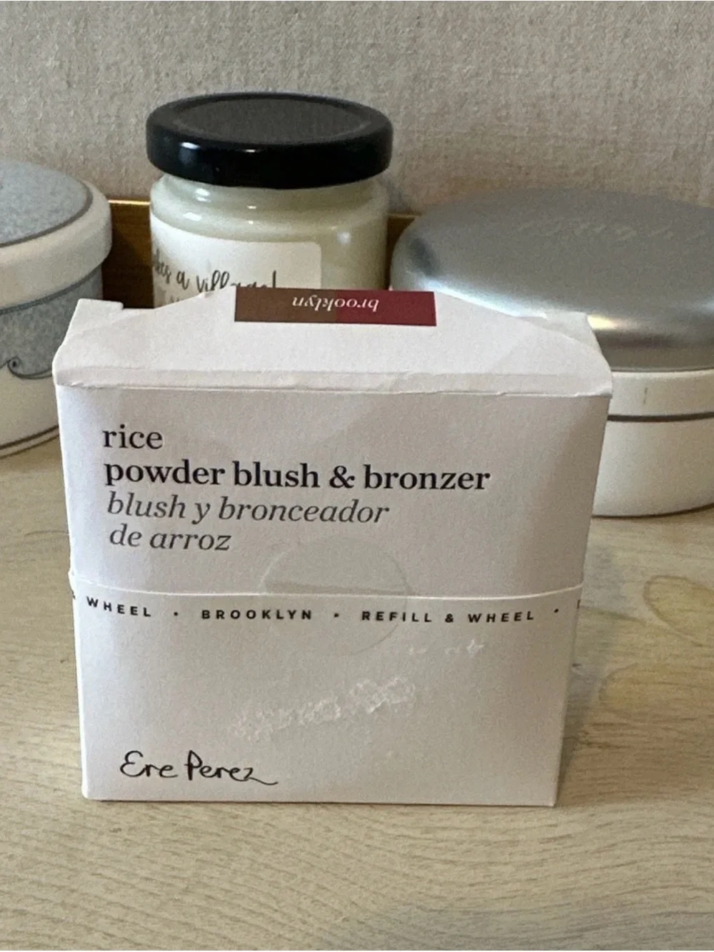 Ere Perez Rice Powder Blush & Bronzer - Shade Brooklyn